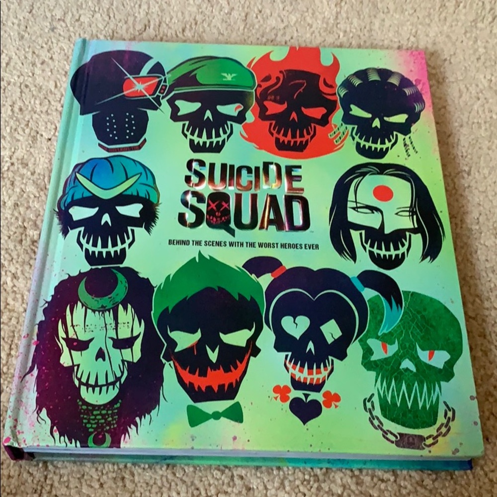Suicide Squad behind the scenes hardback book